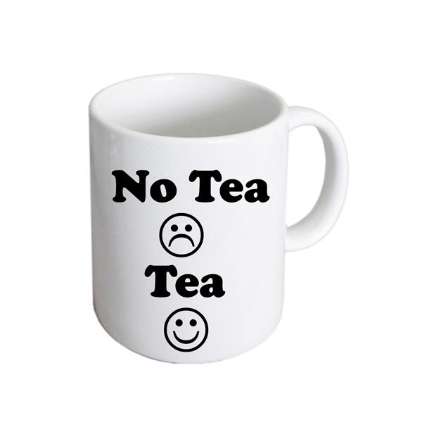 Tea Mug – No Tea Funny Coffee Cup | Ashton and Finch