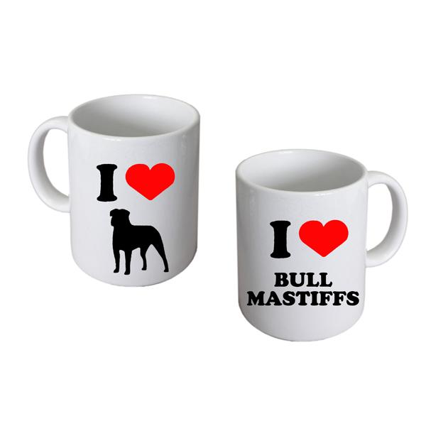 Bull Mastiff Mug – I Love Bull Mastiffs Coffee Cup | Ashton and Finch