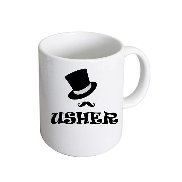 Wedding Mug – Usher Top Hat and Moustache Cup | Ashton and Finch