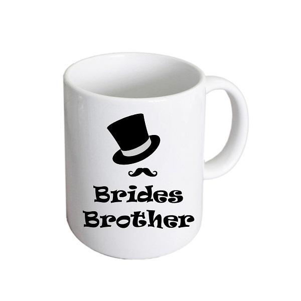 Wedding Mug – Bride’s Brother Top Hat and Moustache Cup | Ashton and Finch