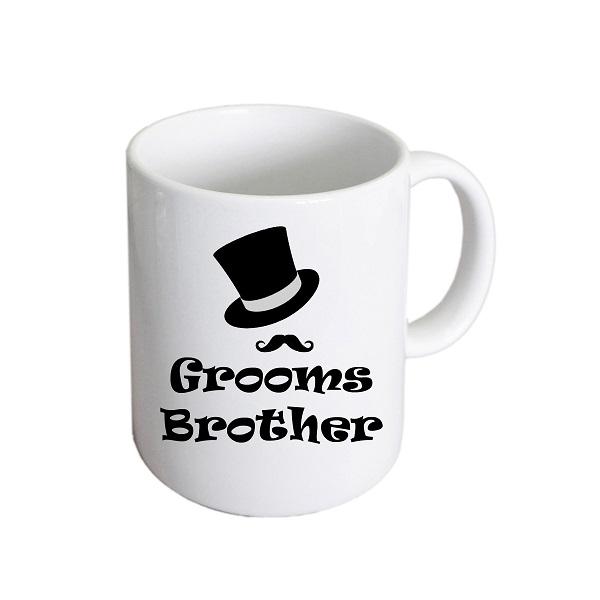 Wedding Mug – Groom’s Brother Top Hat and Moustache Cup | Ashton and Finch