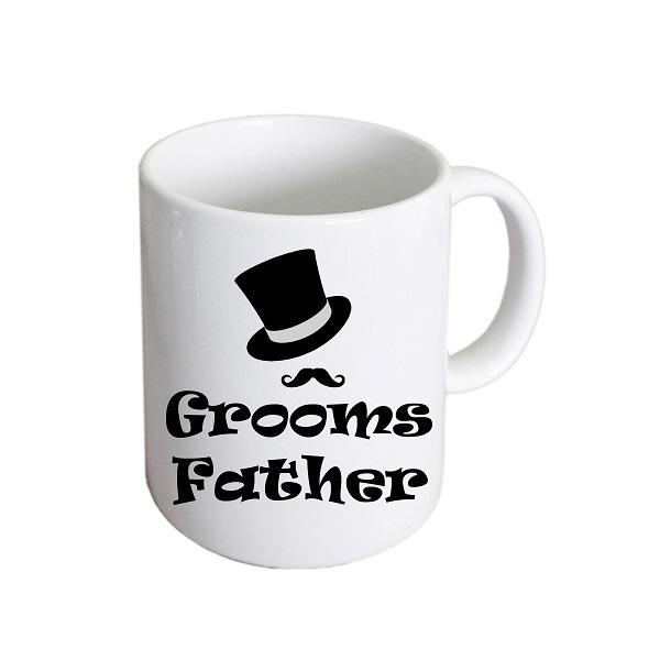 Wedding Mug – Groom’s Father Top Hat and Moustache Cup | Ashton and Finch