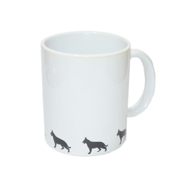 German Shepherd Mug – Contemporary Silhouette Coffee Cup | Ashton and Finch