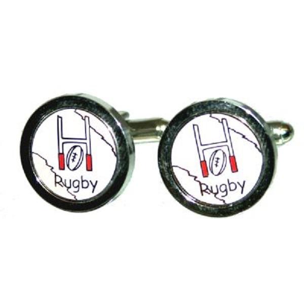Rugby Theme Sports Cufflinks | Ashton and Finch
