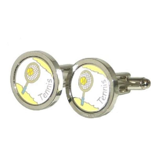 Round Tennis Sport Cufflinks | Ashton and Finch