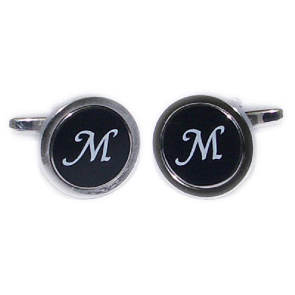 Alphabet Monogram Initials Cufflinks | Ashton and Finch