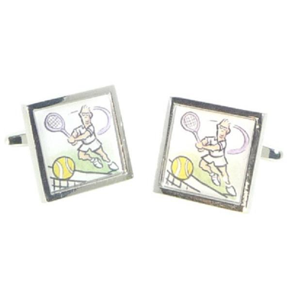 Tennis Player Cufflinks | Ashton and Finch