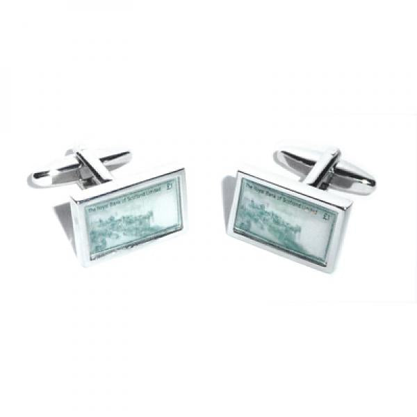 Scottish £1 Note Cufflinks | Ashton and Finch