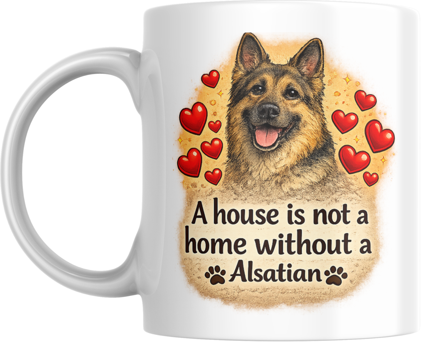 Alsatian Mug – Alsatian Dog Design - Ashton and Finch