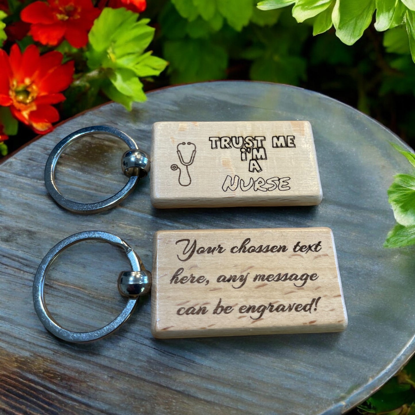 Personalised Nurse Keyring Gift | Ashton and Finch