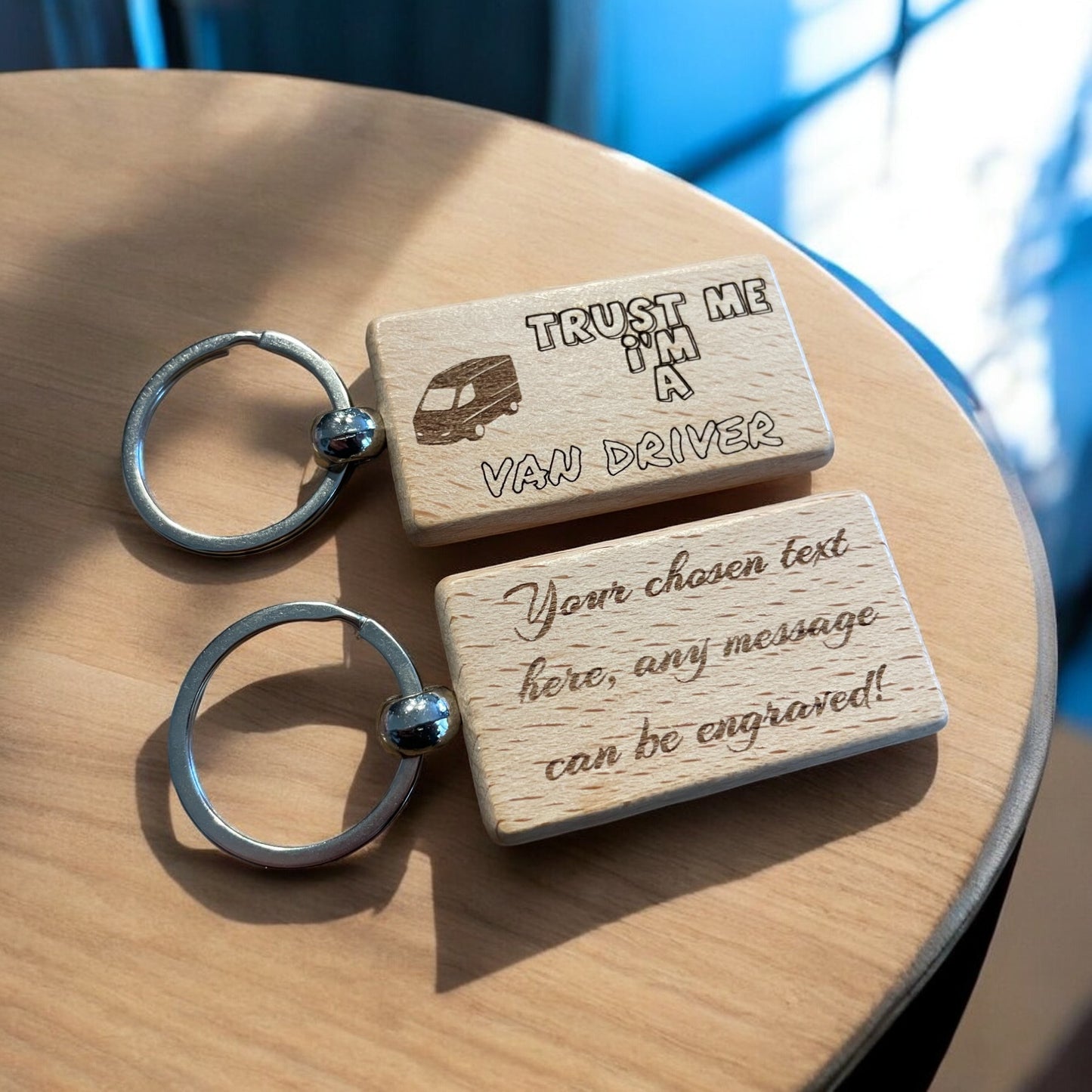 Personalised Van Driver Keyring Gift | Ashton and Finch