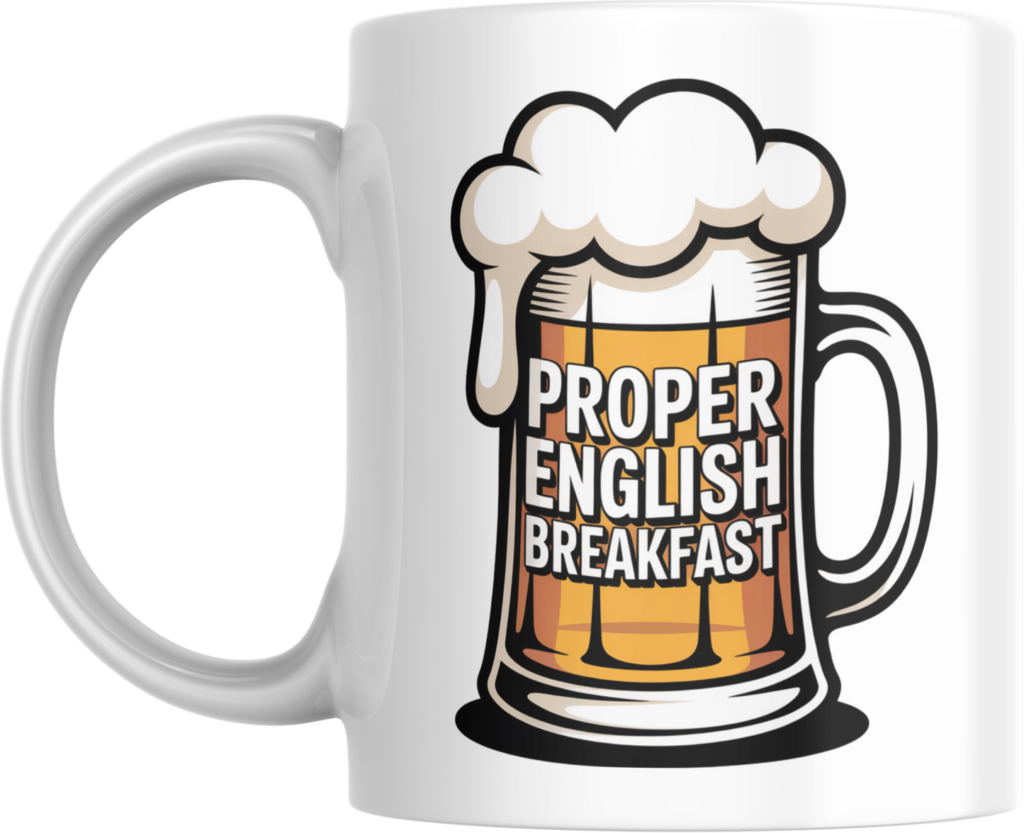 Proper English Breakfast Mug – Beer Pint Design