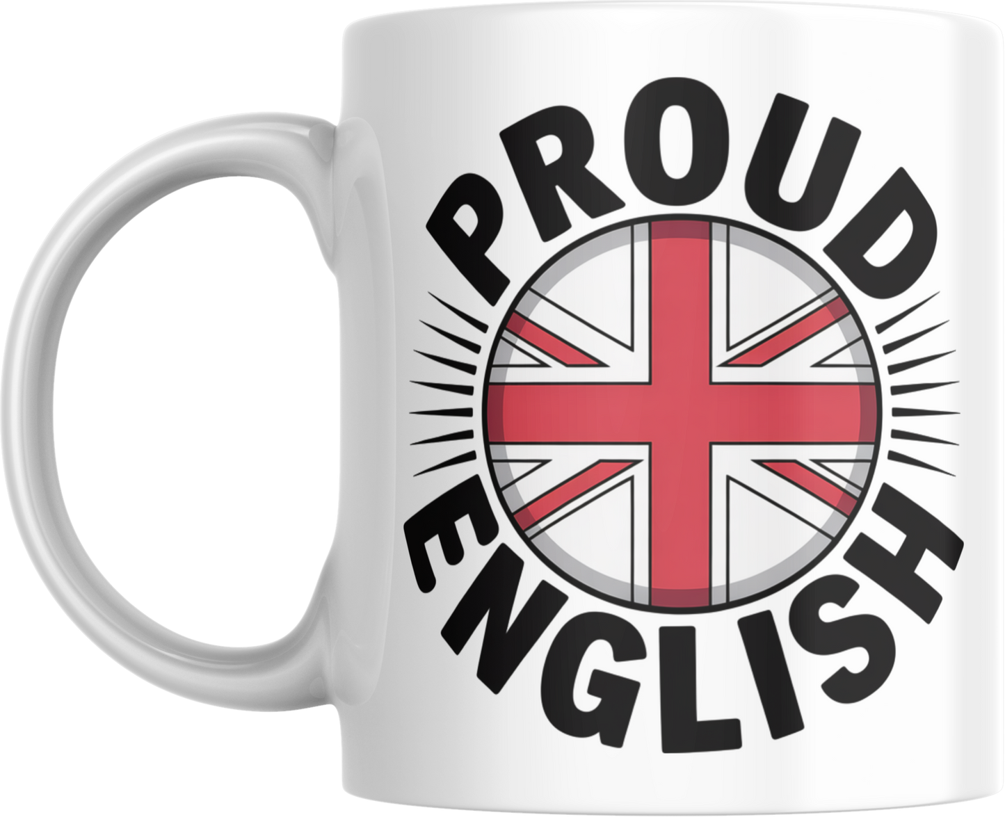 Proud English Mug – St George’s Flag Coffee Cup