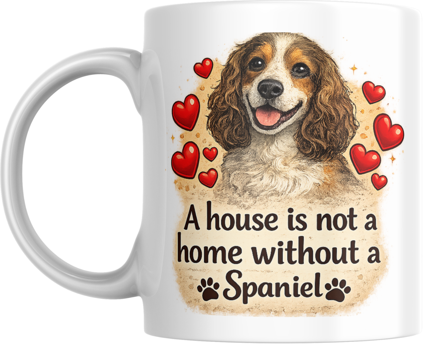Spaniel Mug – Ceramic Dog Mug - Ashton and Finch