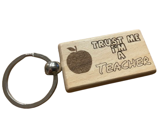 Trust Me, I'm a Teacher Keyring Gift | Ashton and Finch