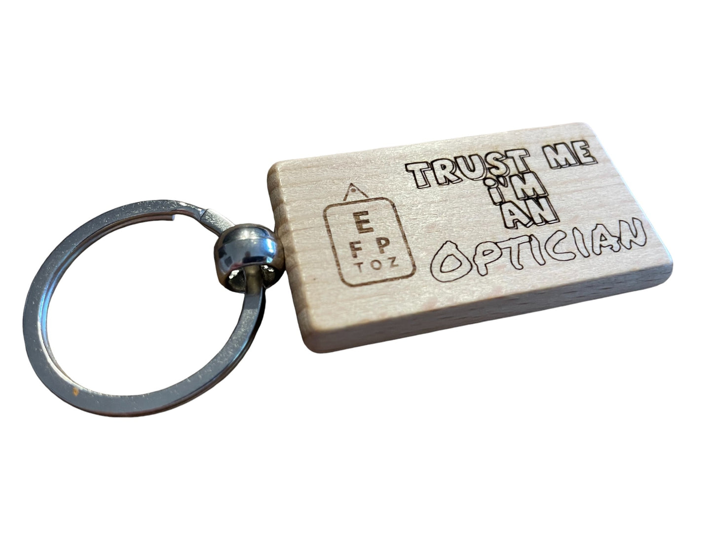 Trust Me, I'm an Optician Keyring Gift | Ashton and Finch