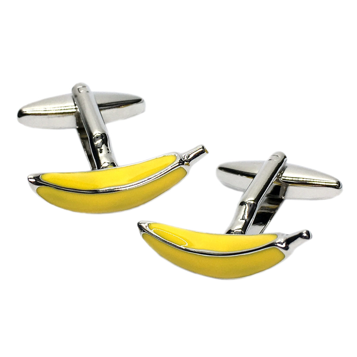 Yellow Banana Fruit Cufflinks | Ashton and Finch