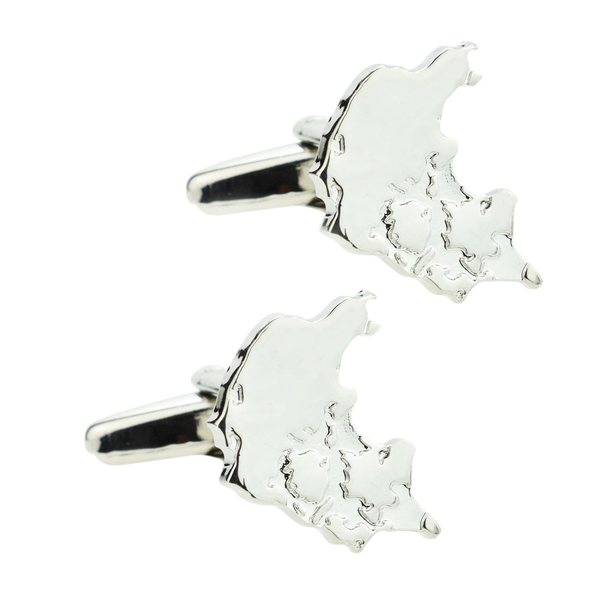 Denmark Outline Map Cufflinks | Ashton and Finch