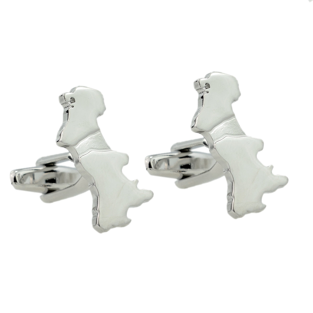 Macau Outline Map Cufflinks | Ashton and Finch