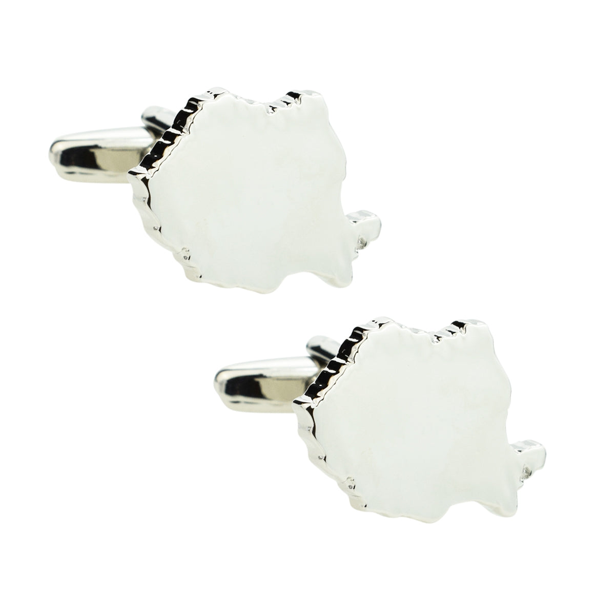 Romania Outline Map Cufflinks | Ashton and Finch