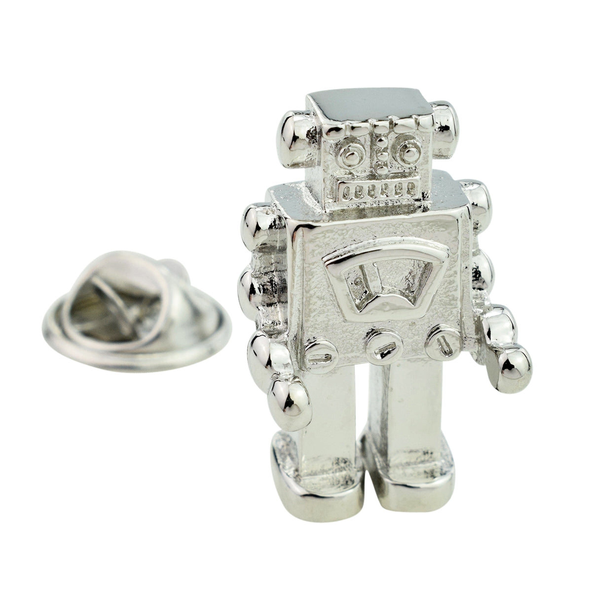 Square Robot Lapel Pin Badge (AJTP58)