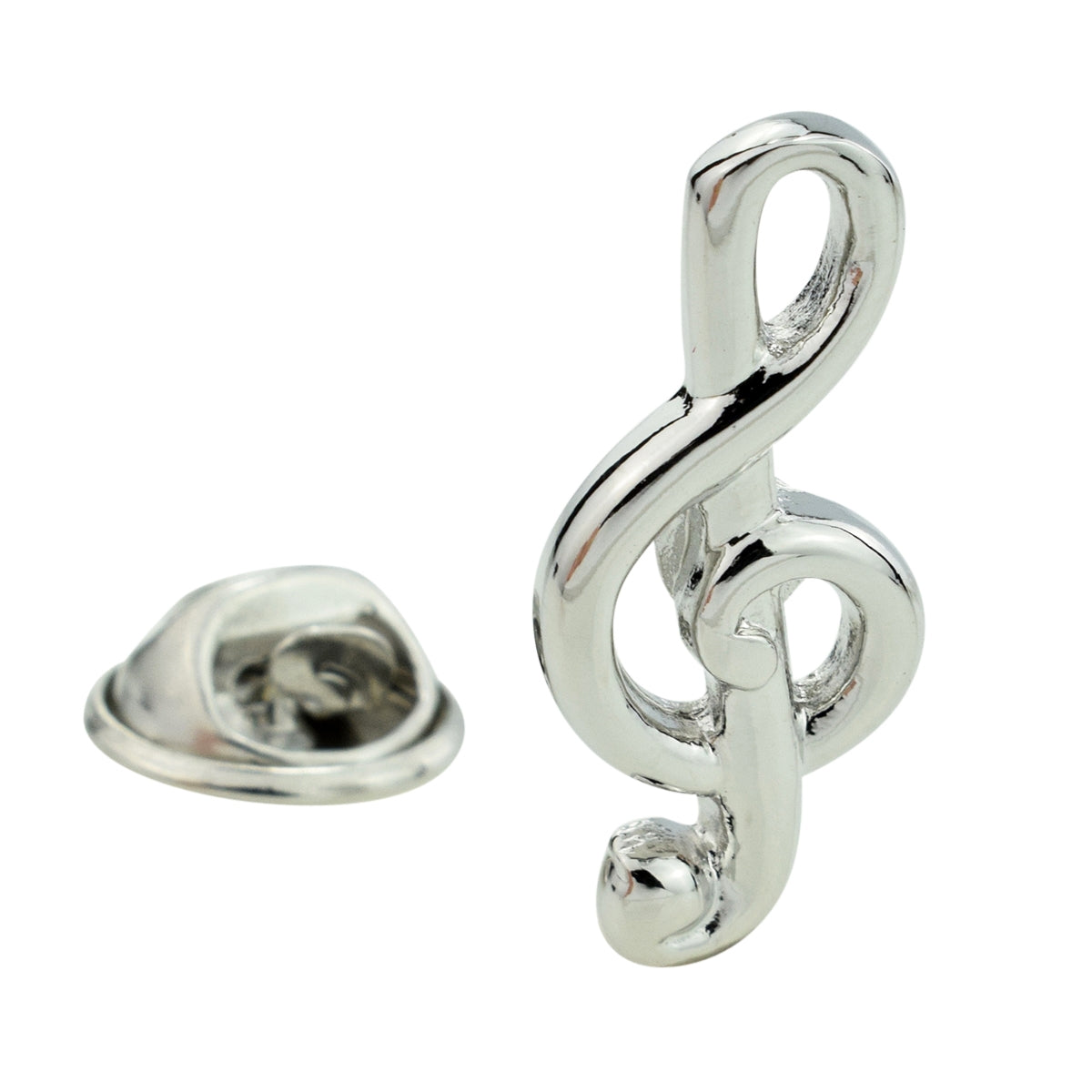 Treble Clef Lapel Pin Badge (AJTP64)