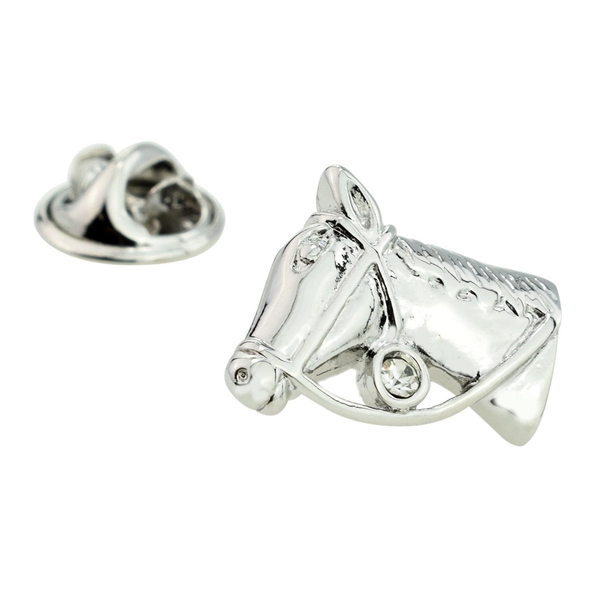 Horse Head, Equestrian Lapel Pin Badge