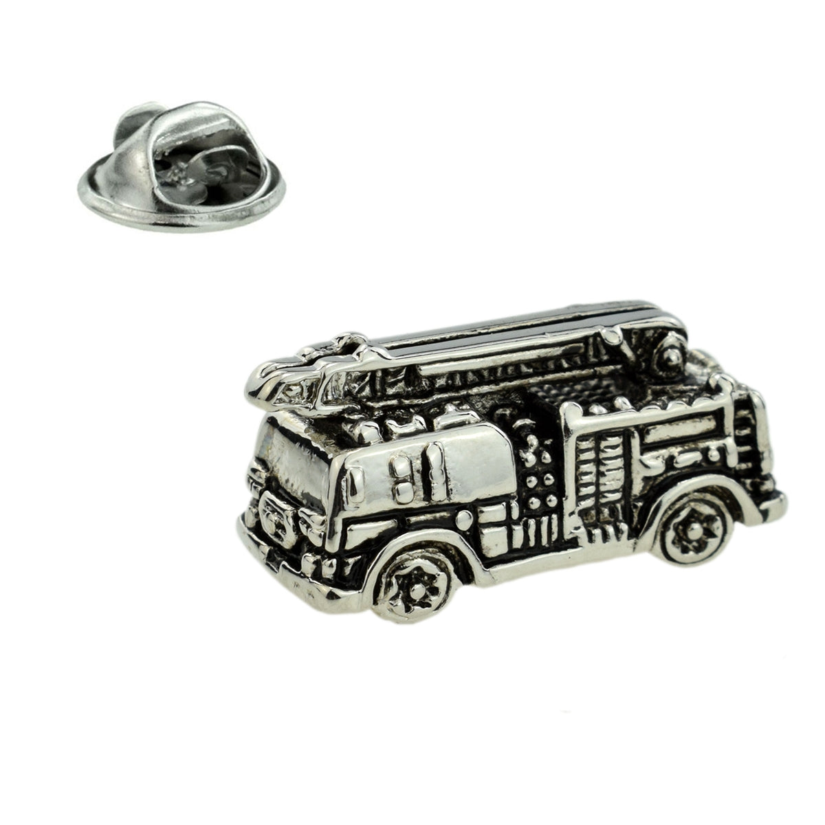 Retro Fire Engine Lapel PIn Badge