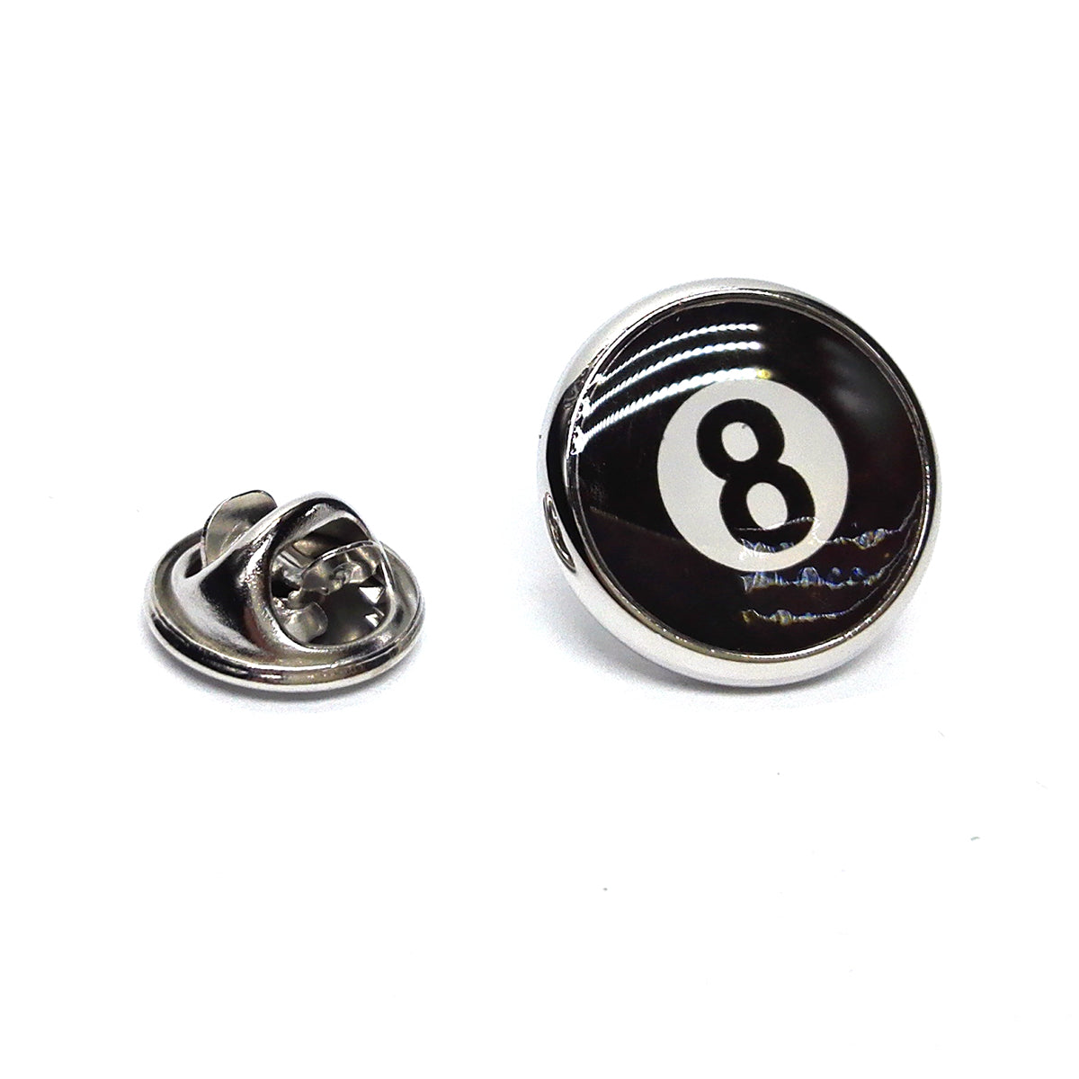 Pool 8 Ball Lapel Pin Badge