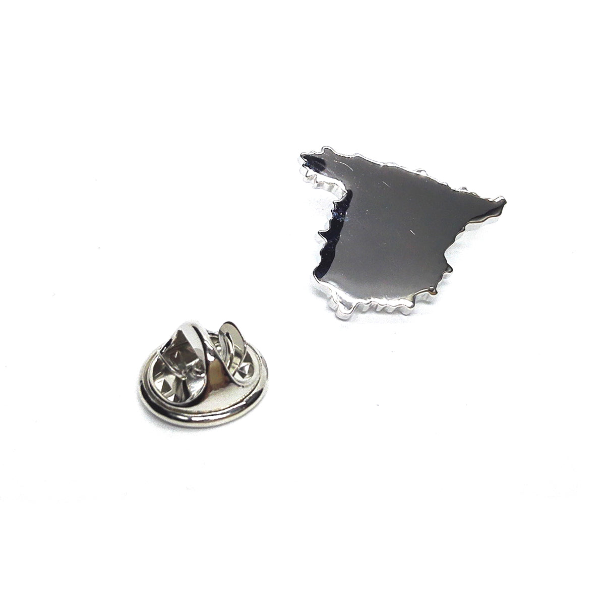 Spain Outline Map Lapel Pin Badge