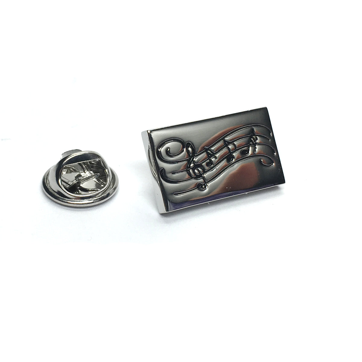 Sheet Music Design Lapel Pin Badge