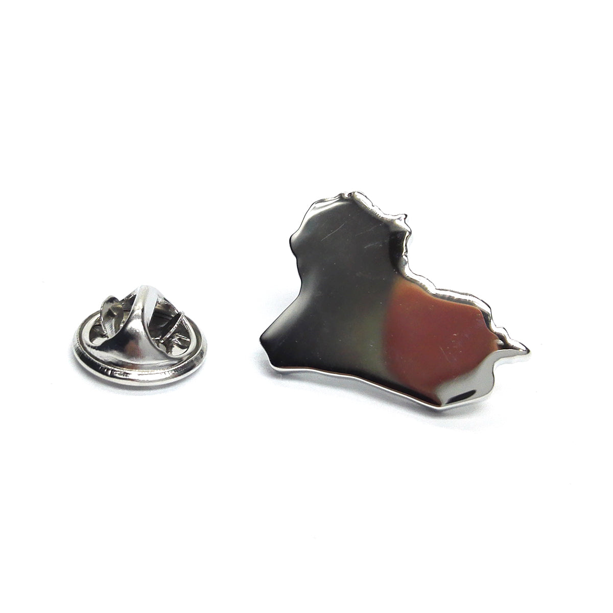 Iraq Outline Map Lapel Pin Badge