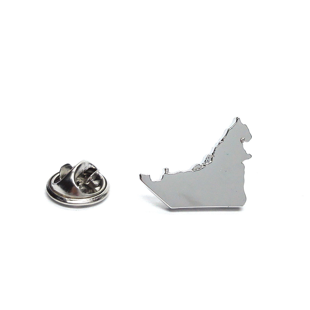 United Arab Emirates Outline Map Lapel Pin Badge