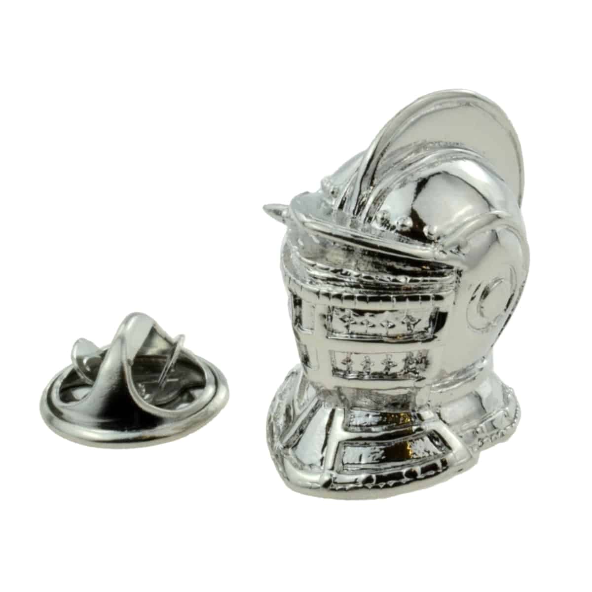 Knights Helmet Lapel Pin Badge