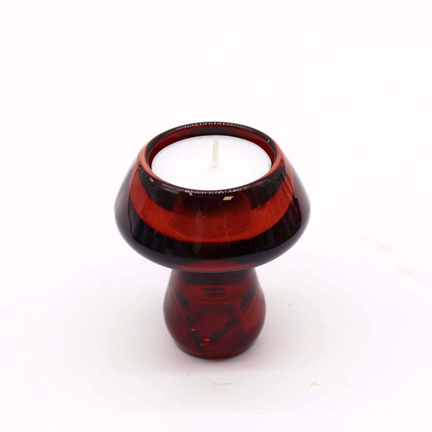 Mushroom Design Reversible Candle/Tealight Holder – Vampire Red