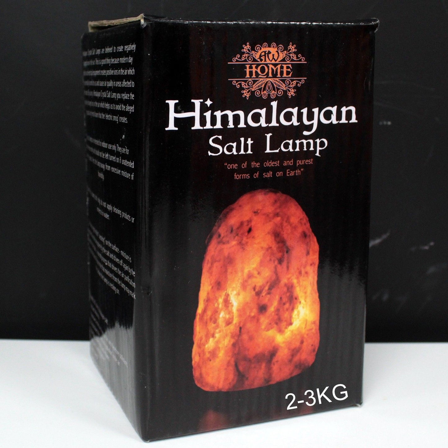 Natural Himalayan Salt Lamp with Base – Approx. 2–3kg