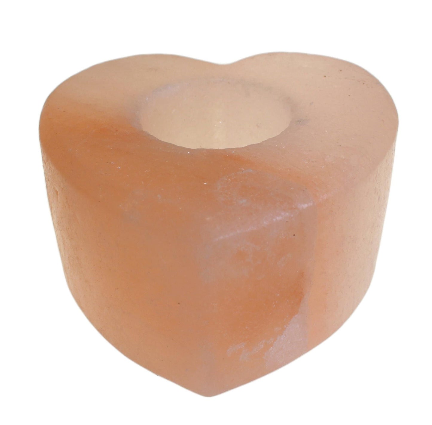 Medium Heart-Shaped Salt Candle Holder