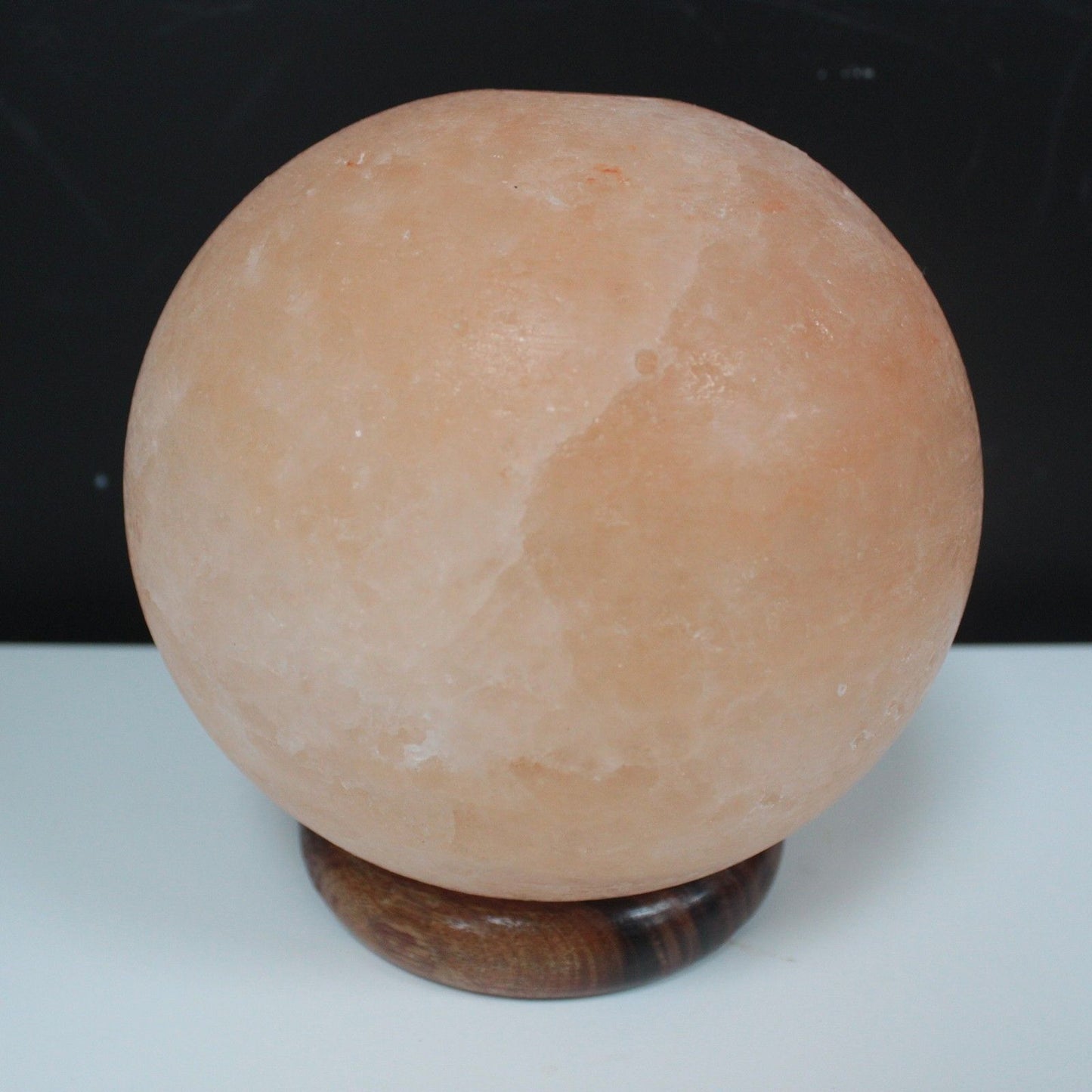 Large Himalayan Salt Ball Lamp – Wooden Base