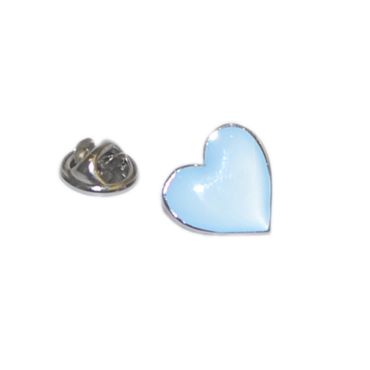 Blue Heart Lapel Pin Badge