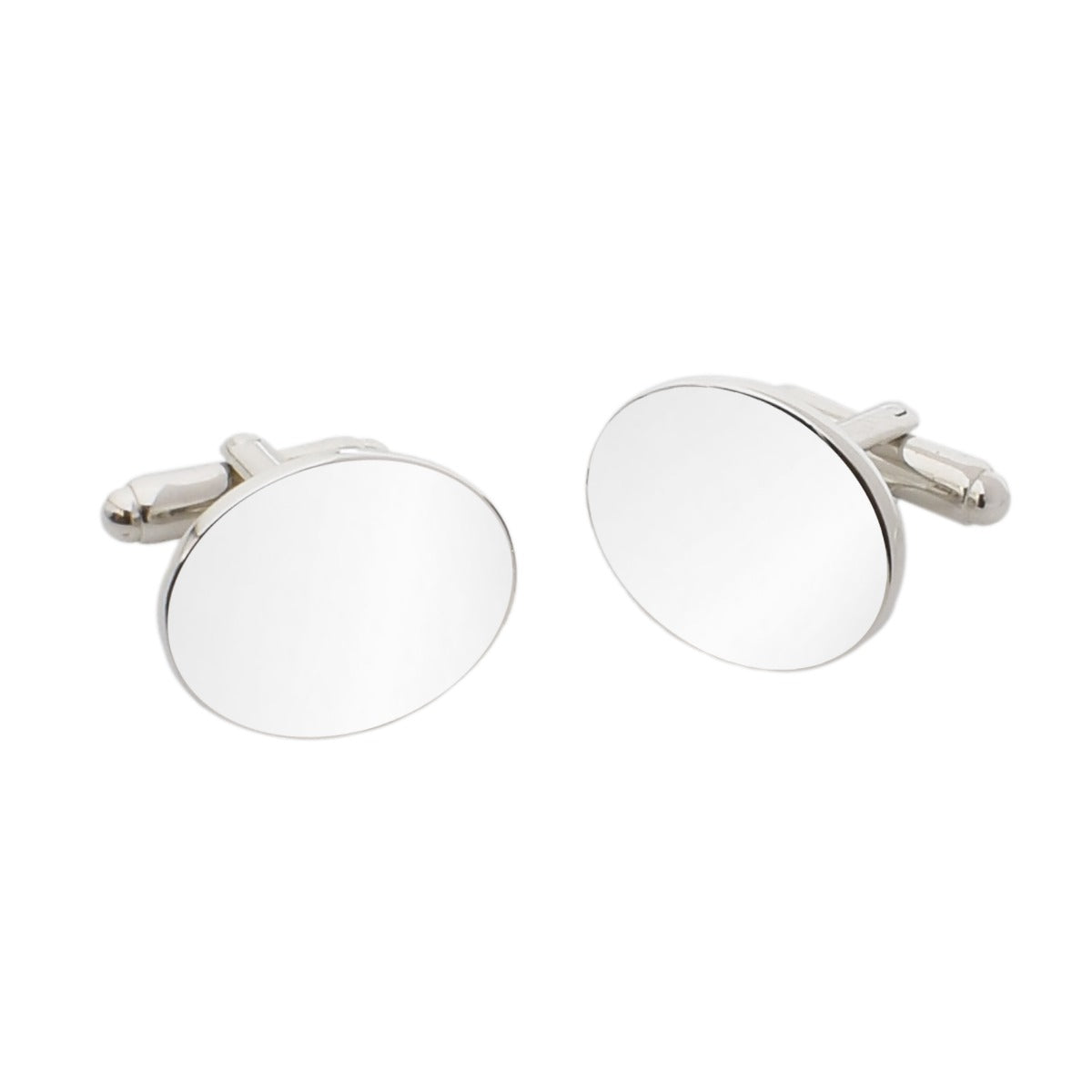 Oval Cufflinks (Engravable) | Ashton and Finch