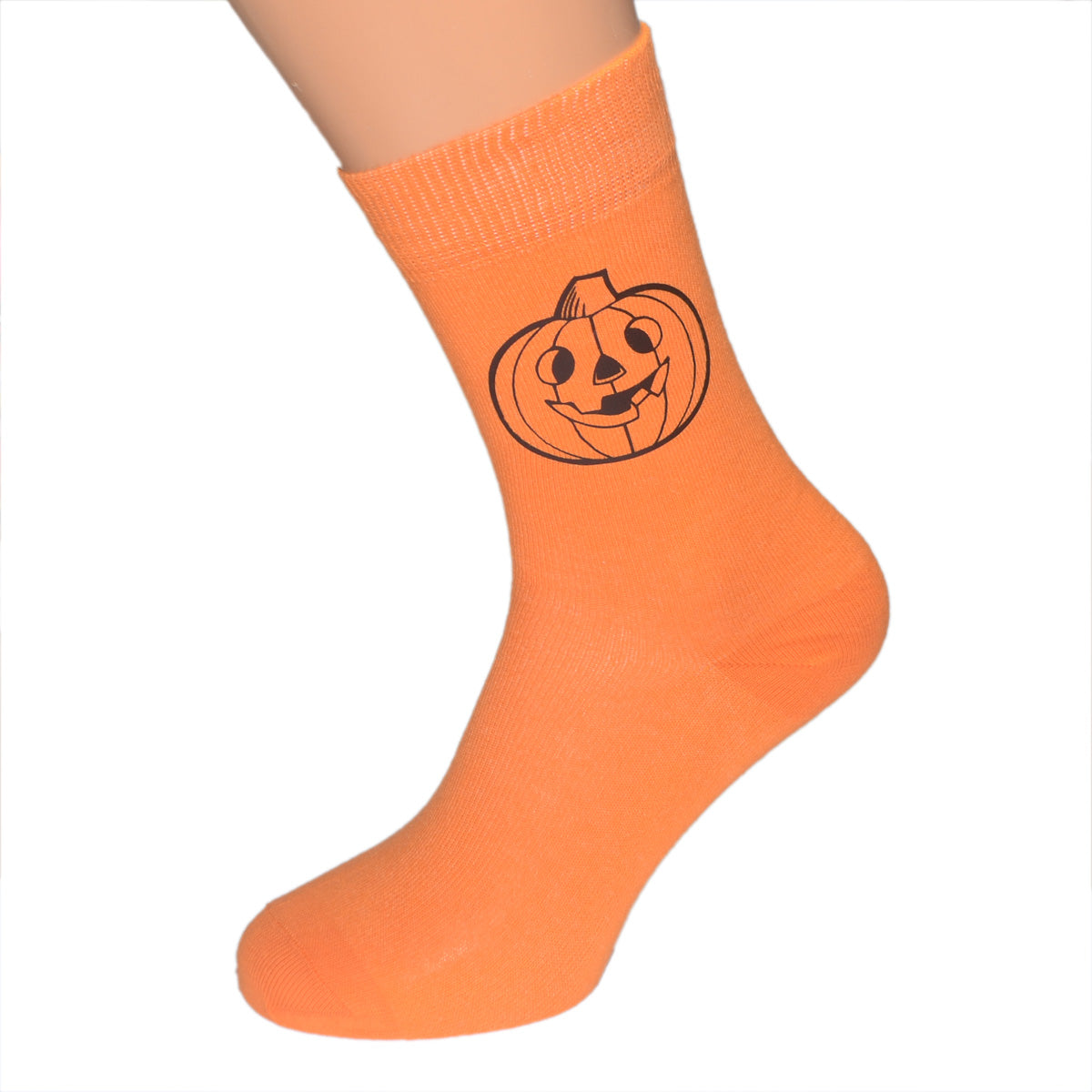 Halloween Pumpkin Mens Orange Socks| Ashton and Finch