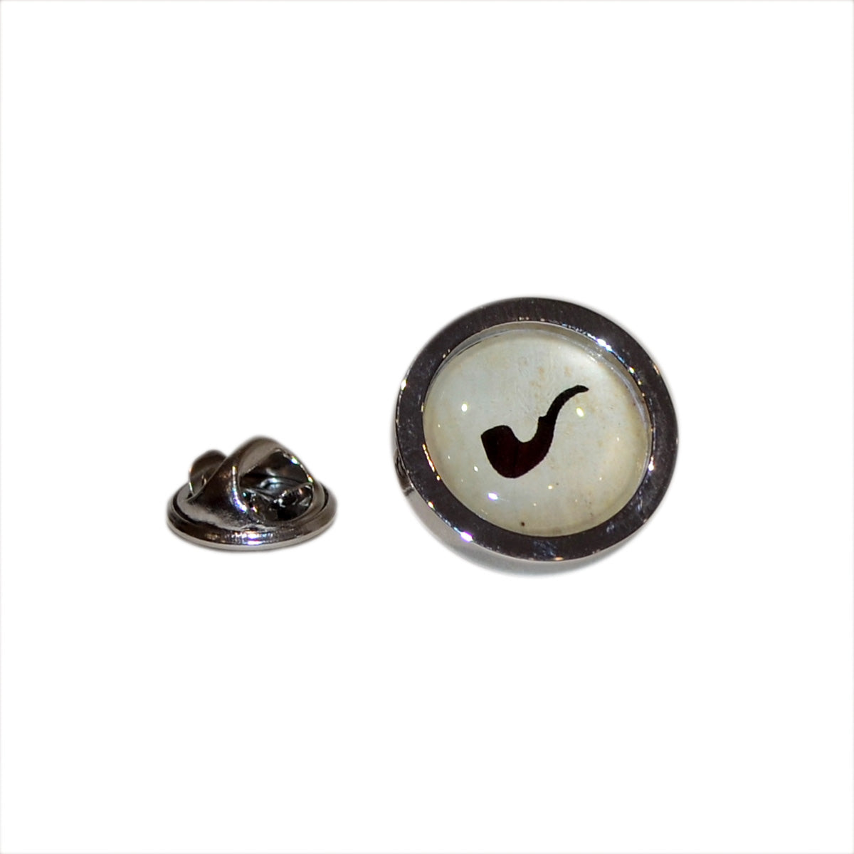 Smoking Pipe Design Lapel Pin Badge