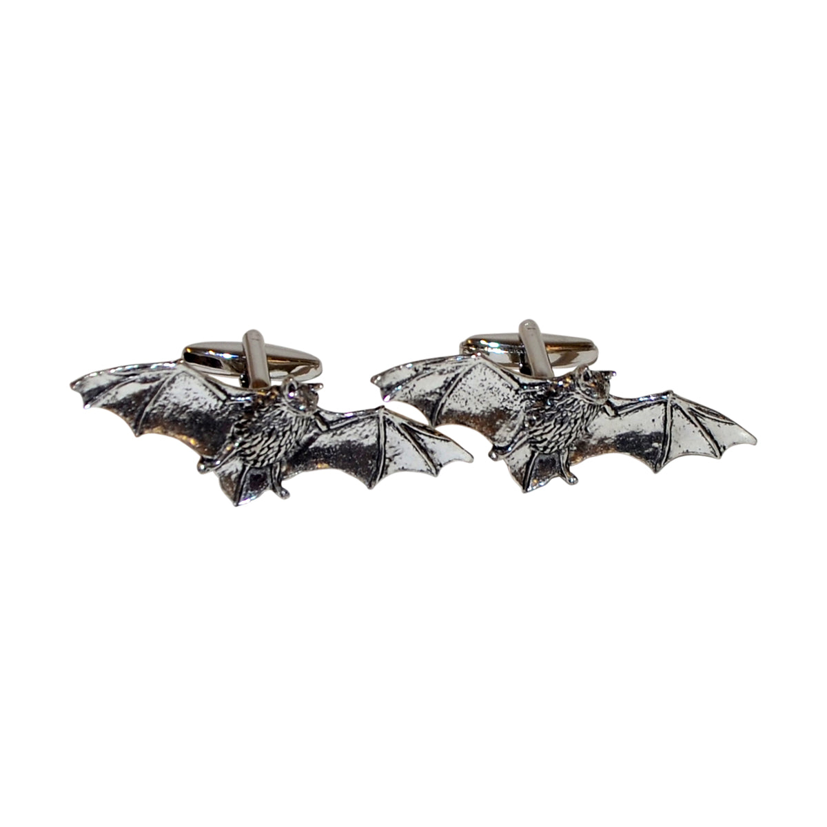 English Made Pewter Bats Cufflinks | Ashton and Finch