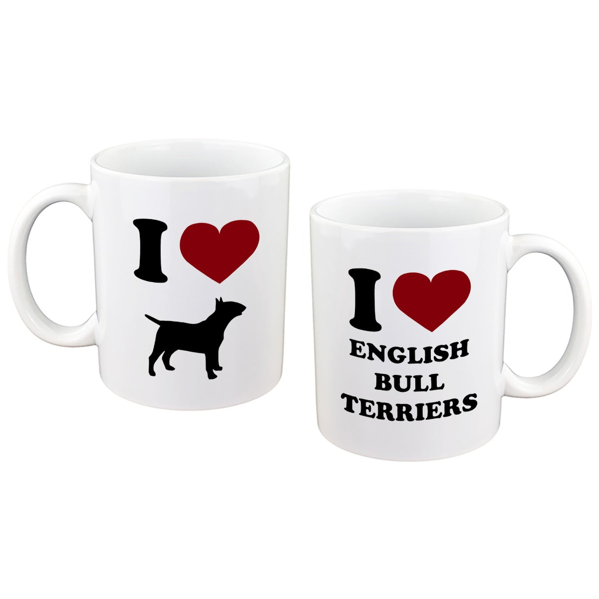 English Bull Terrier Mug – I Love Bull Terriers Cup | Ashton and Finch