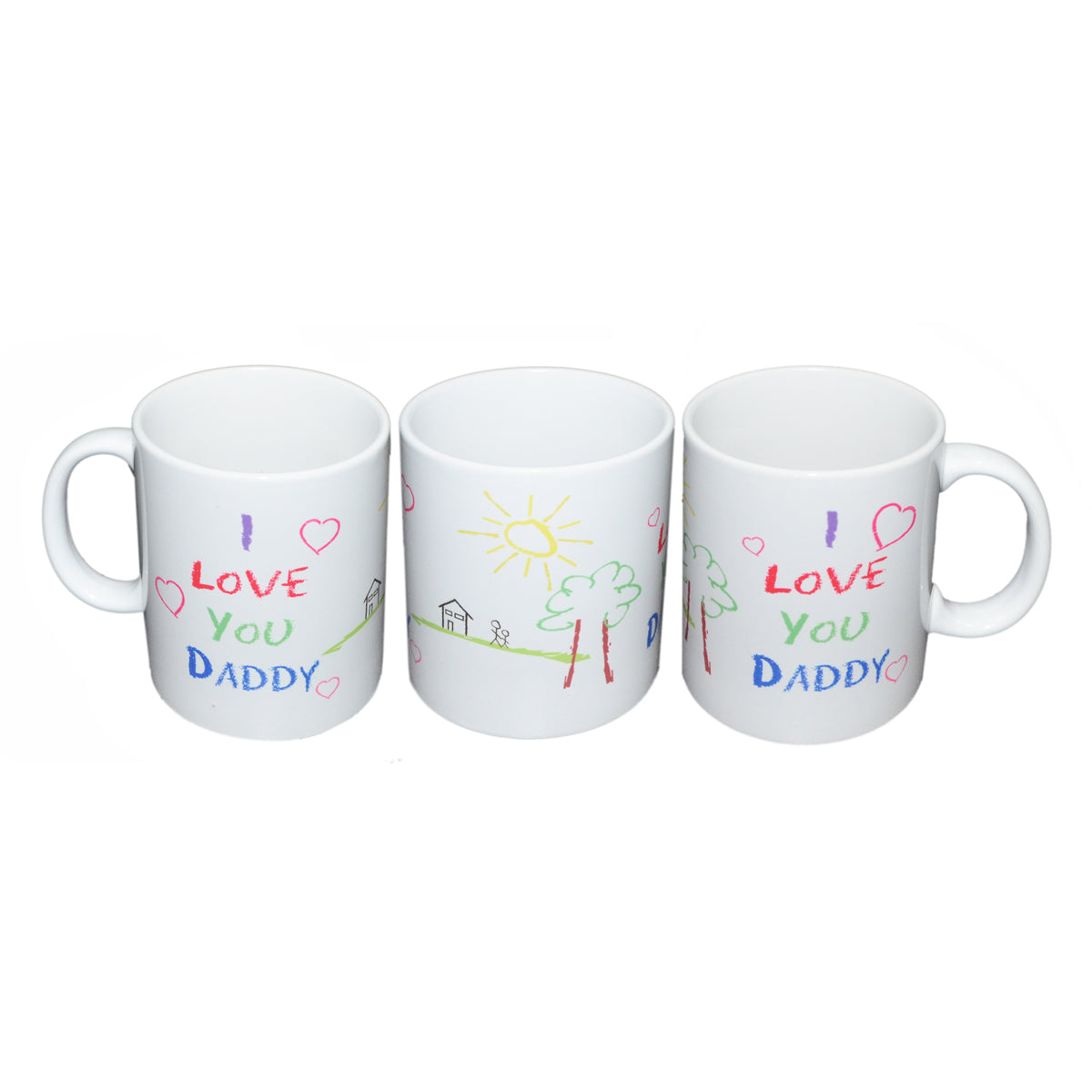Daddy Mug â I Love You Kids Artwork Coffee Cup | Ashton and Finch