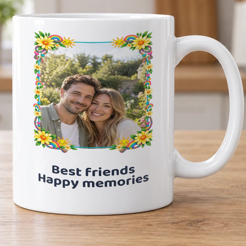 Personalised Friendship Sunshine Photo Mug — personalise with your own photo