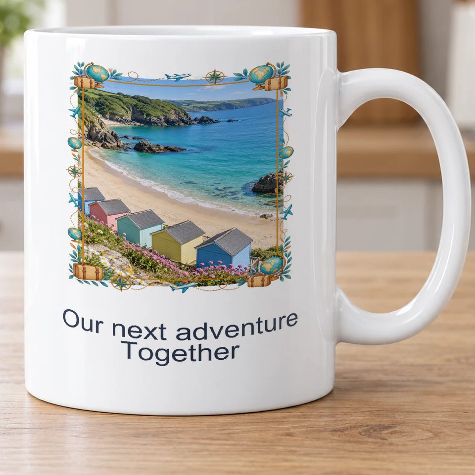 Personalised Travel Adventures Photo Mug — personalise with your own photo