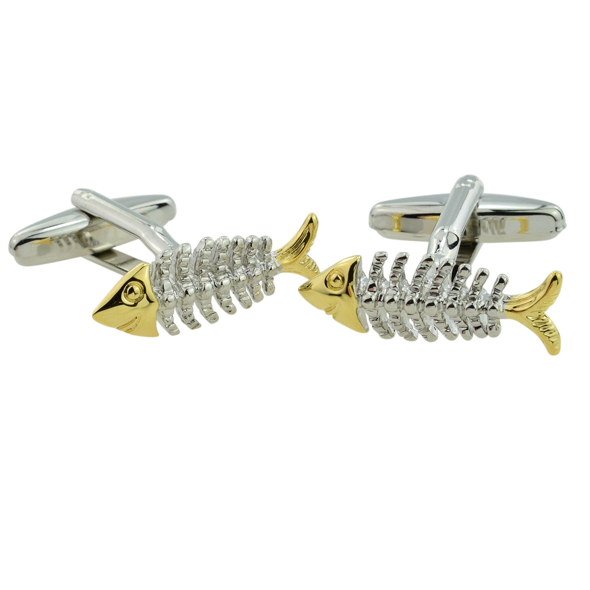 Fish Skeleton Bones Fishing Cufflinks | Ashton and Finch