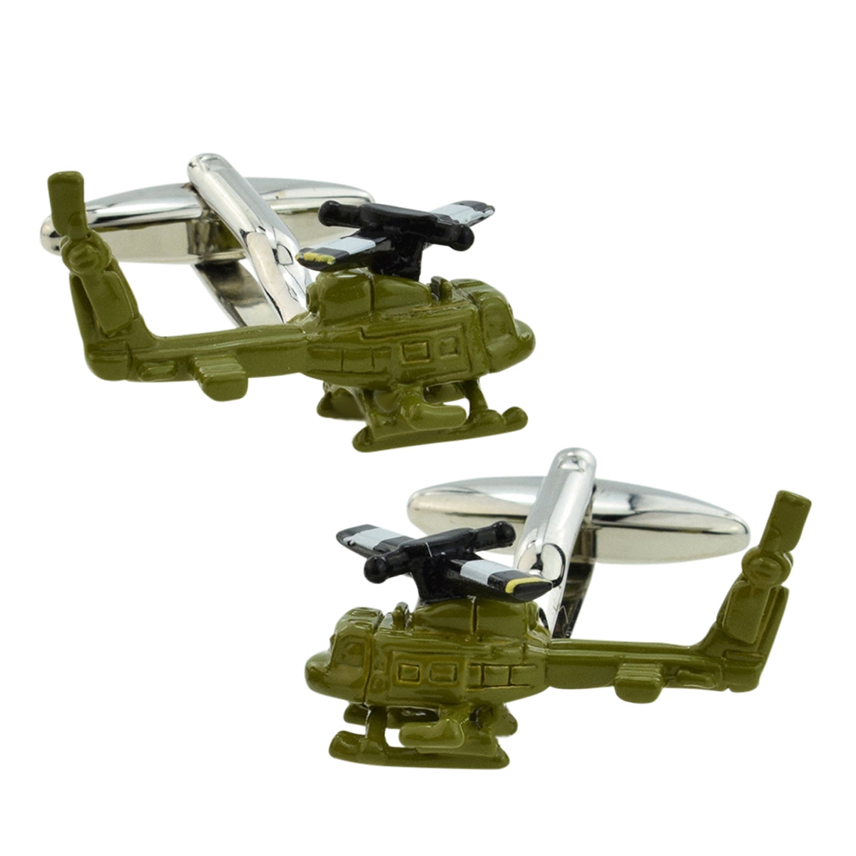 Coloured Helicopter Cufflinks | Ashton and Finch