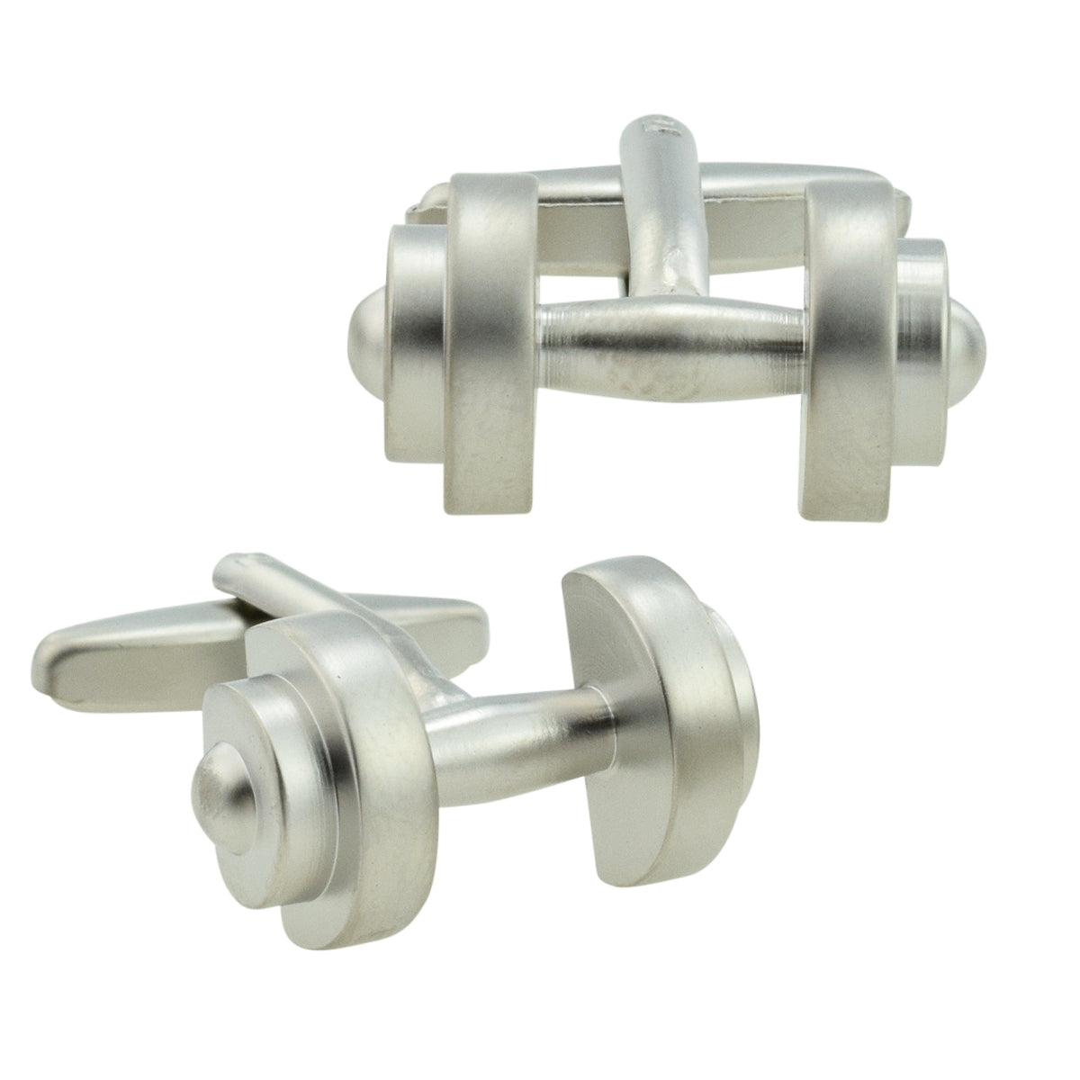 Matt Finish Weight Lifter Dumbell Gym Sports Cufflinks | Ashton and Finch